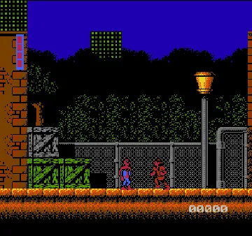 Spider-Man - Return of the Sinister Six (Europe) screen shot game playing